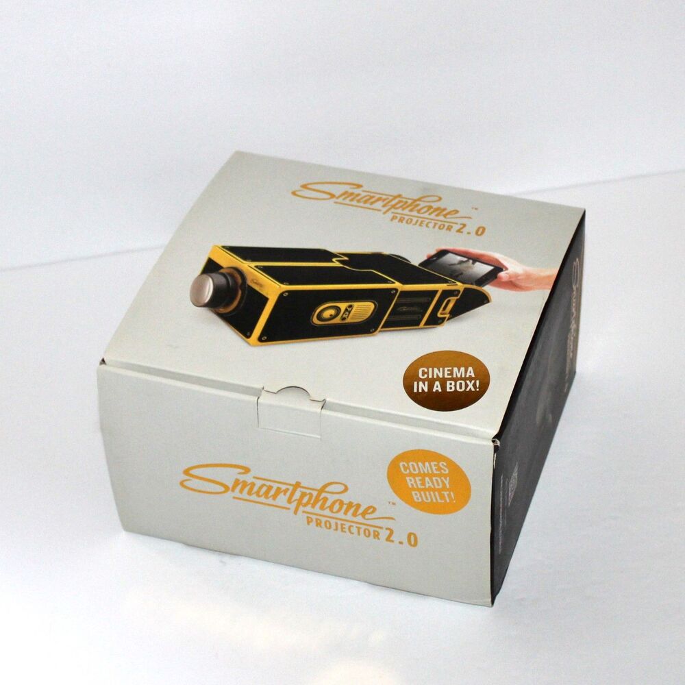 Smartphone Projector 2.0 Luckies of London portable black and gold